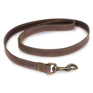 NWT Barbour Leather Dog Lead Leash Tan Brown